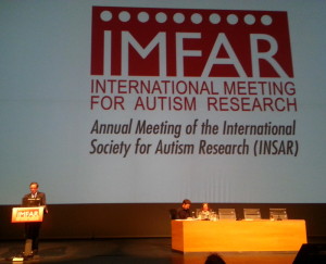 El Dr. Joaquín Fuentes durante el acto de inauguración del IMFAR 2013 Foto: Autismo Diario