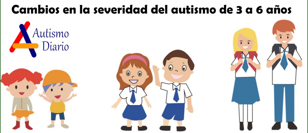 Cambios en la severidad del autismo de 3 a 6 años
