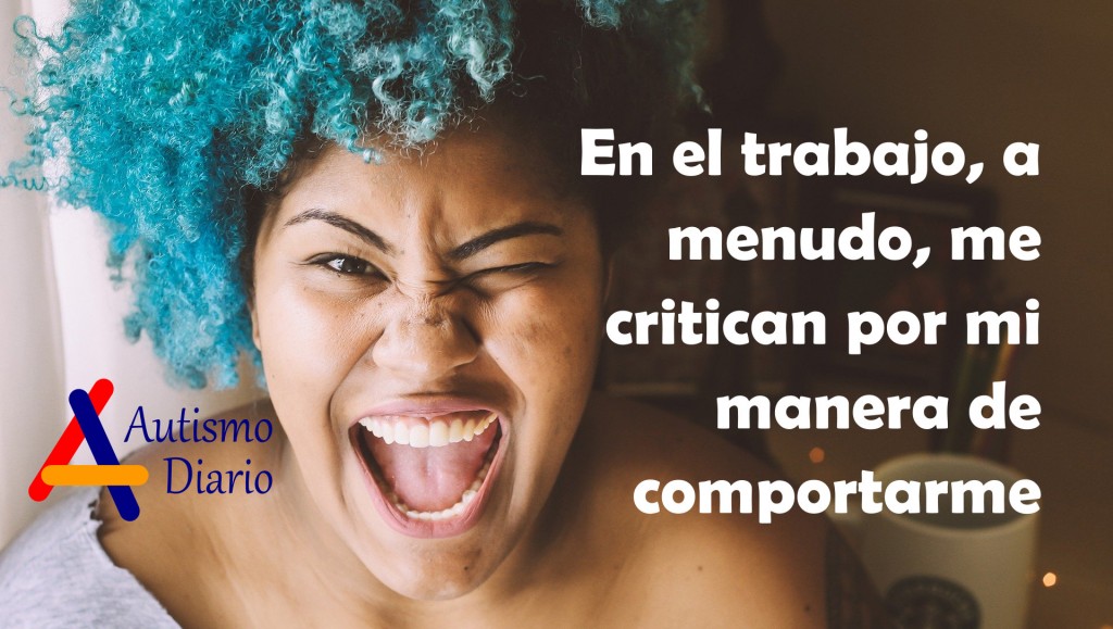 Mujer negra con autismo trabajo